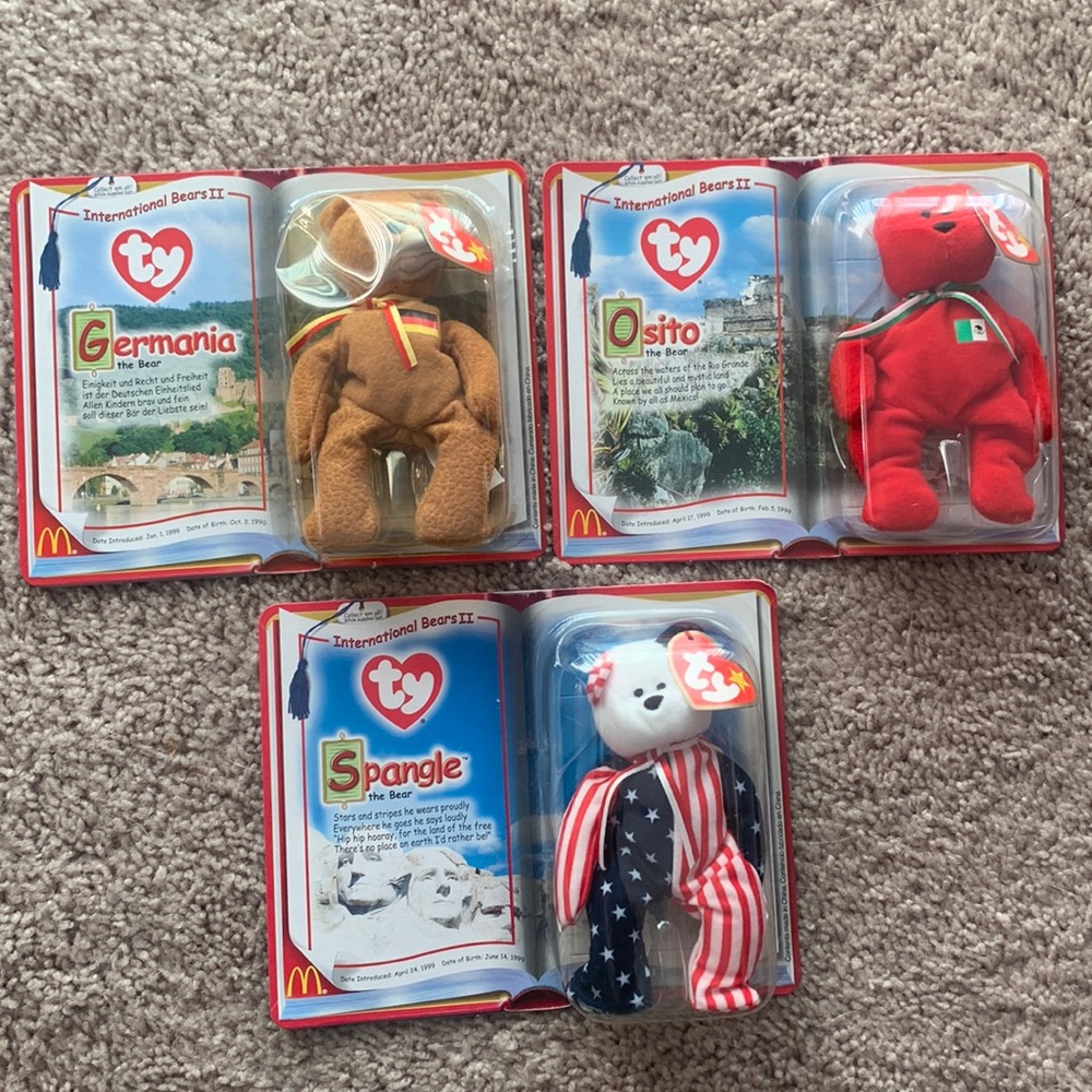 Original McDonald's Teenie Beanie Babies!!